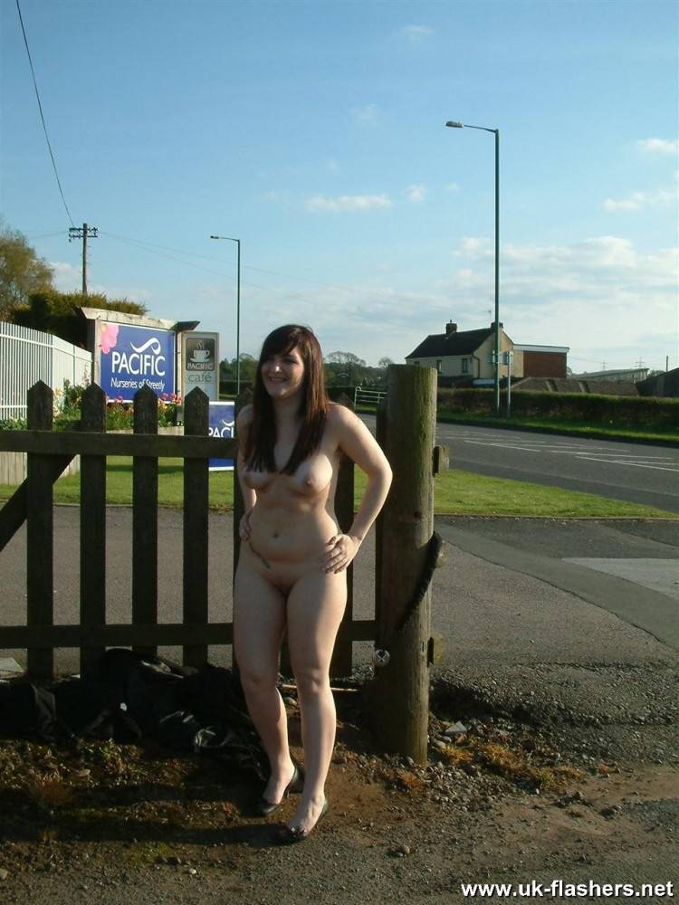 Dolly gets naked for our cameras on the side of a busy road. - #13