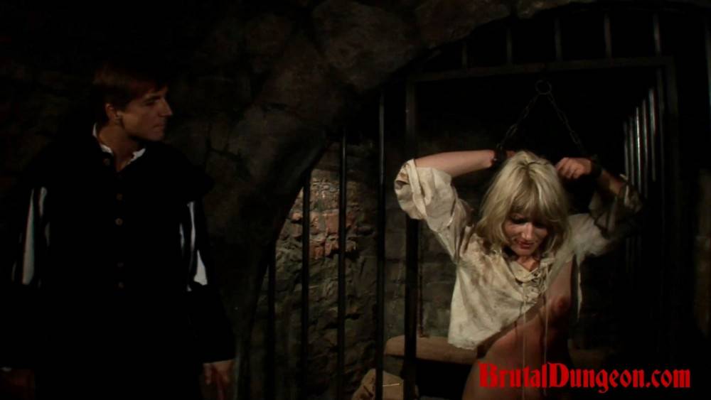 In our dungeon a young blonde wench is left without any food for! - #2