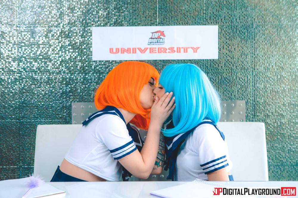 Two Adorable Cosplay Babes Make Love After School - #13