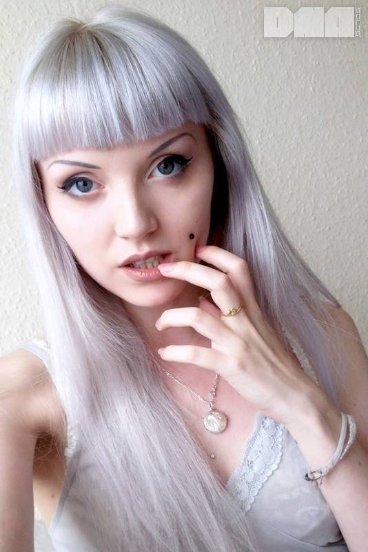 Pale girl selfies - #9