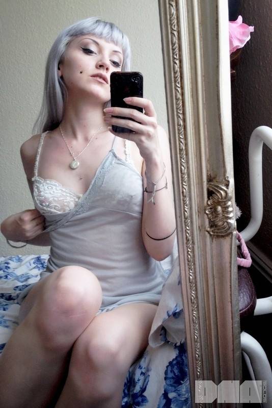 Pale girl selfies - #1