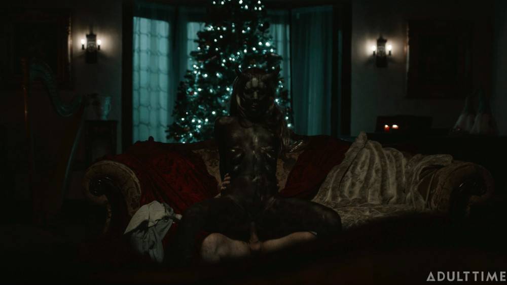Scary Krampus Punishing Tattooed Dude In The Living Room - #15