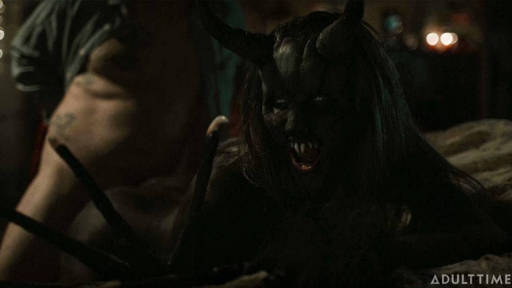 Scary Krampus Punishing Tattooed Dude In The Living Room - #12