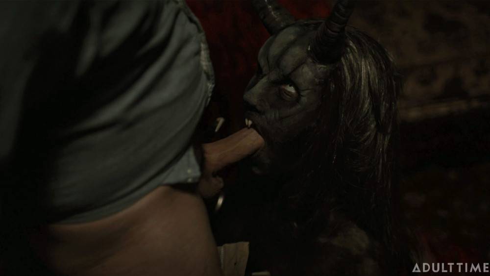 Scary Krampus Punishing Tattooed Dude In The Living Room - #10