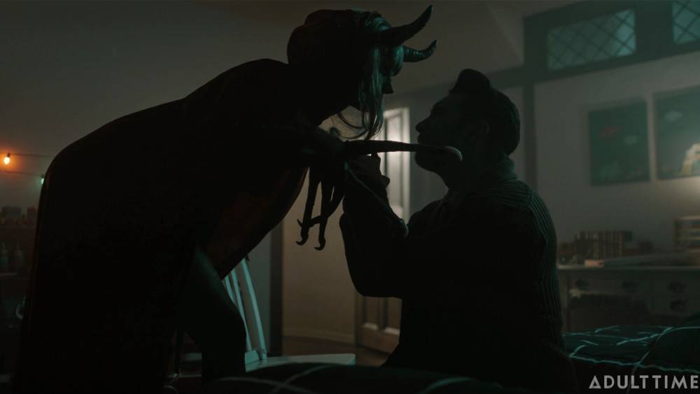 Scary Krampus Punishing Tattooed Dude In The Living Room - #5