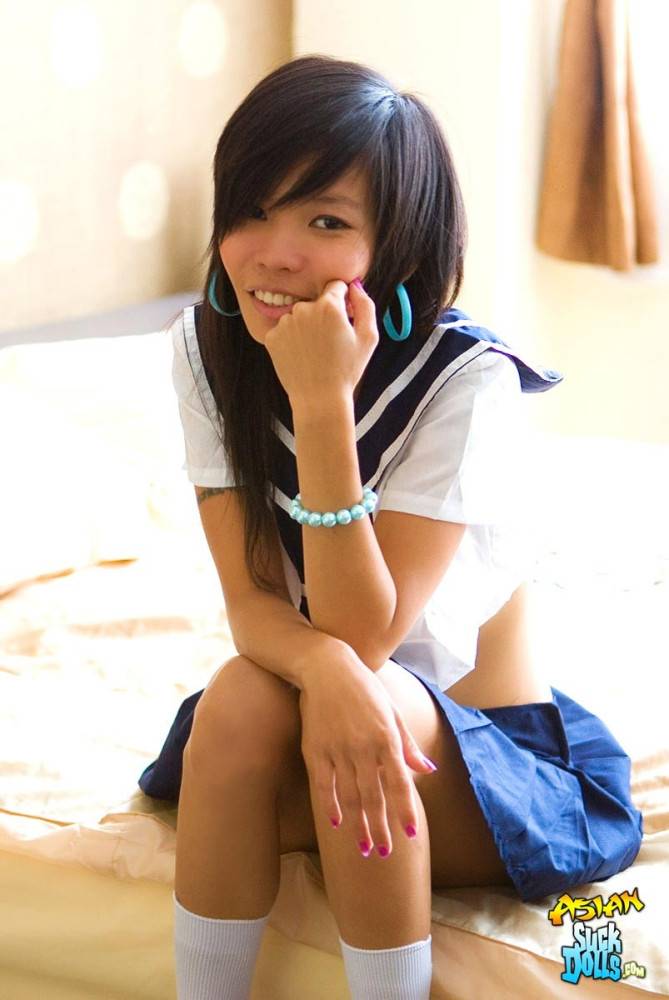 Puy is dressed like a sailor girl and needs a cock to ride on - #1