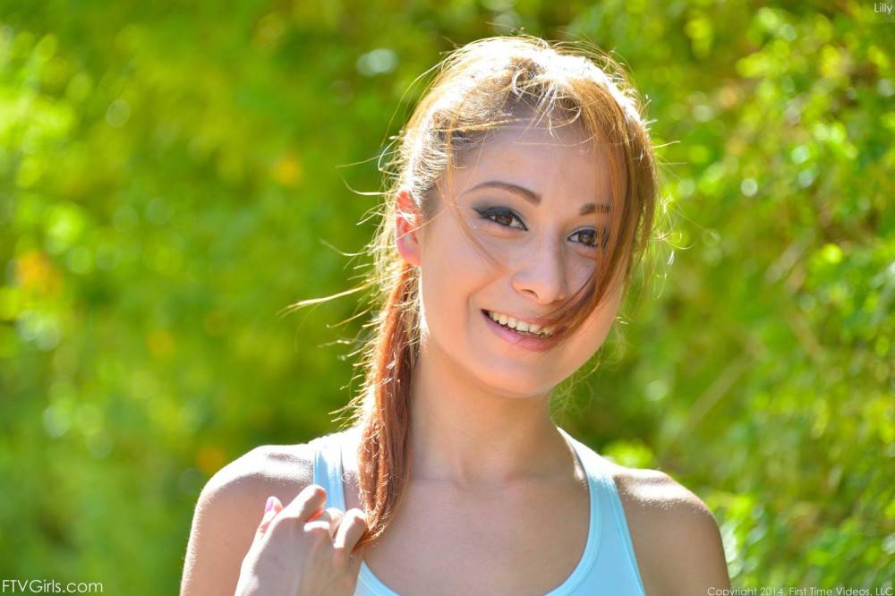 Gorgeous Teen Chick Lilly FTV Goes For A Run And Exposes Her Titties And Her Cooch - #15
