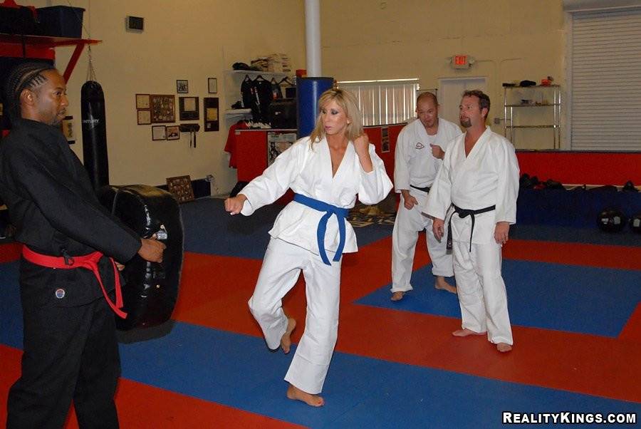 Horny Busty Milf Morgan Ray Tries Karate Then Gets Hardly Slammed By Her Coach - #2