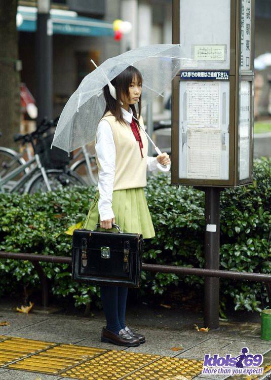 Get The Chance To Spy Up The Skirt Of The Cute Looking Teenager Yuka Katou - #10