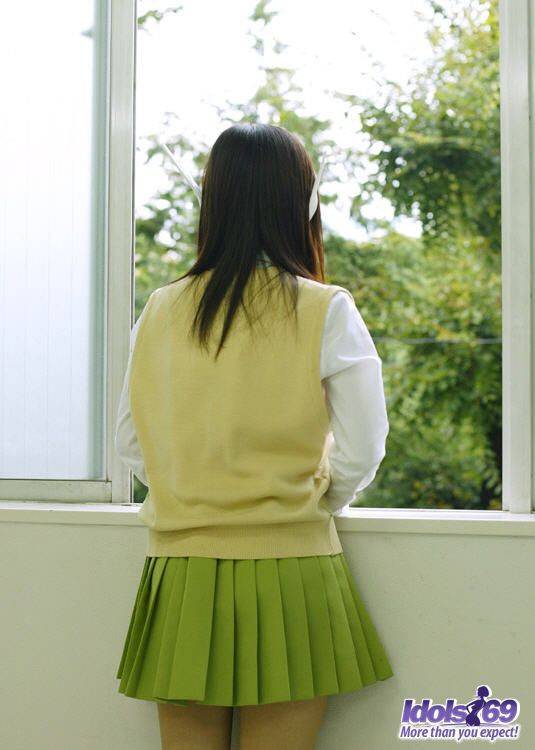 Get The Chance To Spy Up The Skirt Of The Cute Looking Teenager Yuka Katou - #7