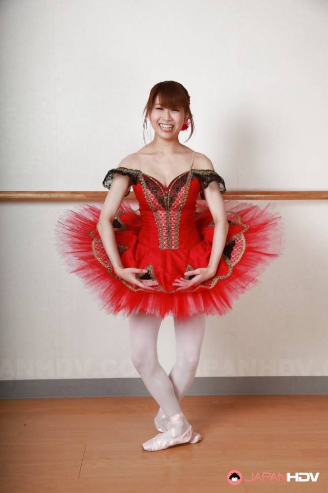 Enticing japanese dark-haired cutie Ririka Suzuki in sexy skirt denudes big tits and pussy - #7