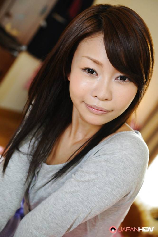 Gracile japanese brunette milf Yuri Aine in hot posing gallery - #18