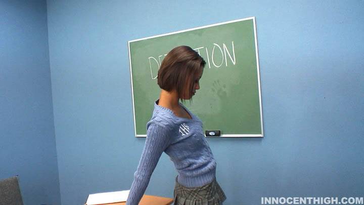 Tight Bodied Latin Schoolgirl Mia Lina Gets Her Pussy Stretched In The Classroom - #6