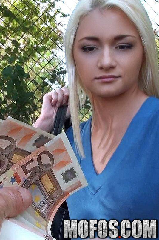 Hot Blonde Welesa Wil Gets Propositioned For Hardcore Public Sex With A Few Hundred Euros. - #7