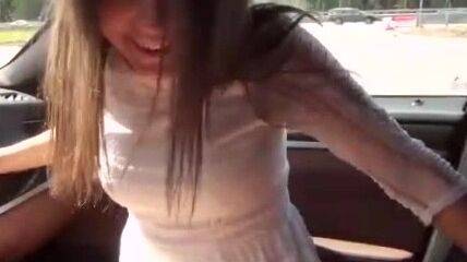 Car StrandedTeens Teen Gets Some Hot Anal In The Car Sunporno, 18-23,Teen (18+) Video - #4