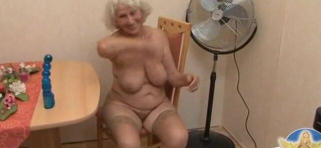 Granny Norma Oldskool Slut Loving A Dildo - #2