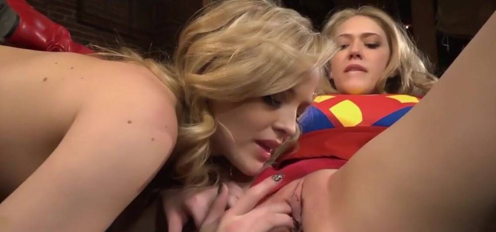 Superwoman Gets Her Pussy Eaten In A Lesbian Fight - #2