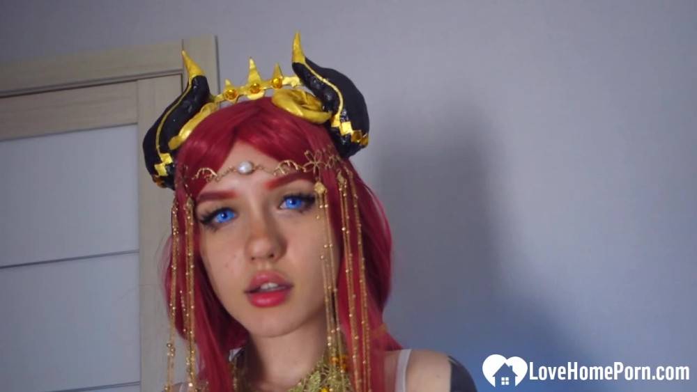 Redhead cosplayer devours dick before getting fucked - #3