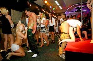 Rammish european sluts enjoy a wild partly closed orgy in the night club on pornstar6.com