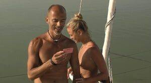 Blonde girls and their boyfriends have a foursome fuck while on a boat on pornstar6.com