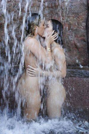 Luscious babes Samantha Saint & Dani Daniels have some wet lesbian fun on pornstar6.com