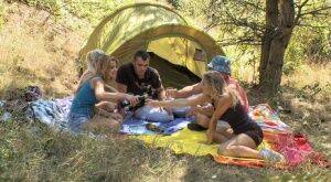 Two couples turn a camping trip into a wife swapping experience on pornstar6.com