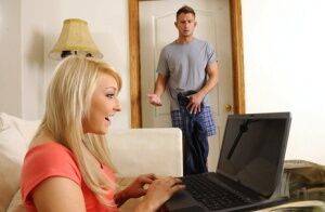 Valerie White catches her friends brother looking at porn and decides to on pornstar6.com