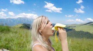 Blonde MILF Jasmine Rouge and her man friend fuck while hiking in high country on pornstar6.com