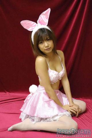 Sexy japanese rika hayama in bunny costume giving head - Japan on pornstar6.com