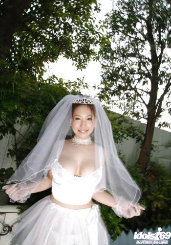 Adorable japanese babe Ai Sayama shows big boobies and hot ass outdoor - Japan on pornstar6.com