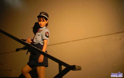 Asian Police Woman Riina Idols Is Showing Off In Her Uniform And Teasing Us With Pleasure. on pornstar6.com