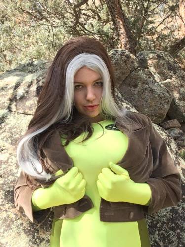 Lovely Lilith massive tits cosplay in the forest on pornstar6.com