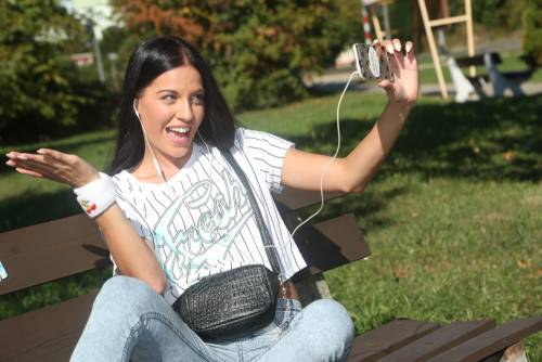 Small-tit Brunette Eveline Dellai Gets Fucked Outdoors on pornstar6.com