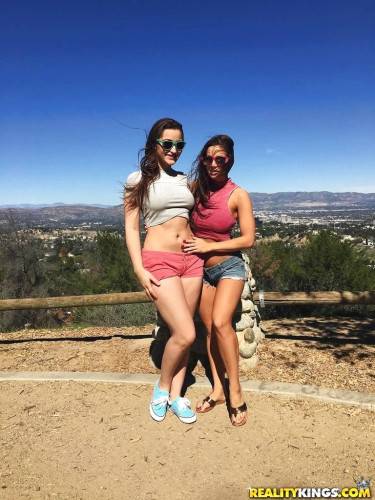 Excellent women Dani Daniels and her girlfriend licking hot pussies and tribbing each other outdoor on pornstar6.com