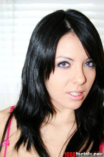 Raven Latina Lorena Sanchez Shows Her Naughty Bits, Gives POV Blowob And Receives Cum Facial on pornstar6.com