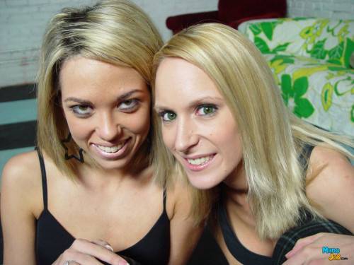 Two Naked Blondes With Small Tits And Smooth Pussies Jenny Hendrix And Eerin Moore Stroke Cock POV on pornstar6.com