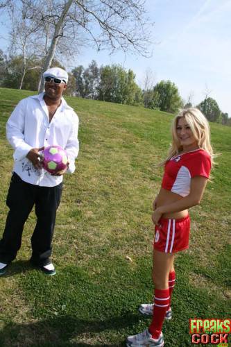 Small Titted Soccer Girl Paris Gables Gets Brutally Banged By Black Man With Oversized Dick on pornstar6.com